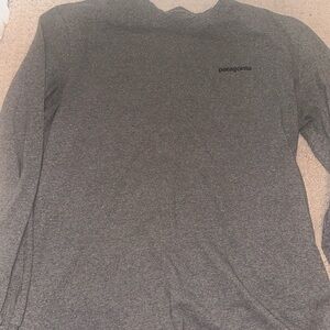 Gray Patagonia long sleeve size large